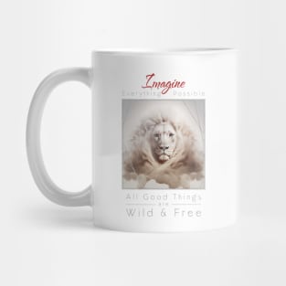 Lion Nature Outdoor Imagine Wild Free Mug